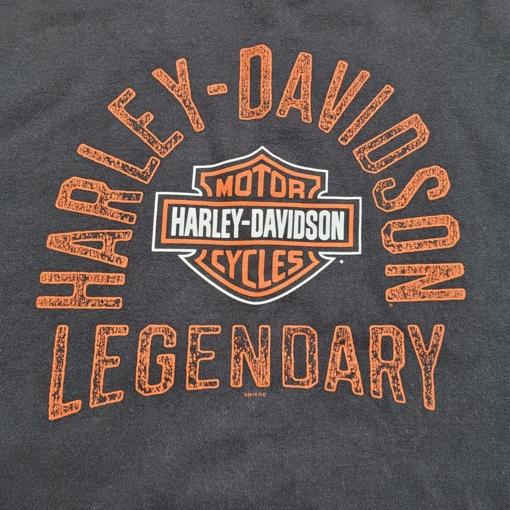 Harley Davidson Sweatshirt Mens 3XL Black Legendary Biker El Paso Texas Pullover